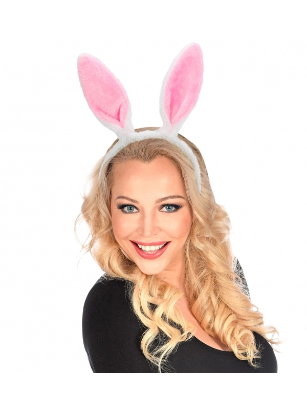 WIDMANN Oreilles De Lapin Blanc Et Rose â Image 2