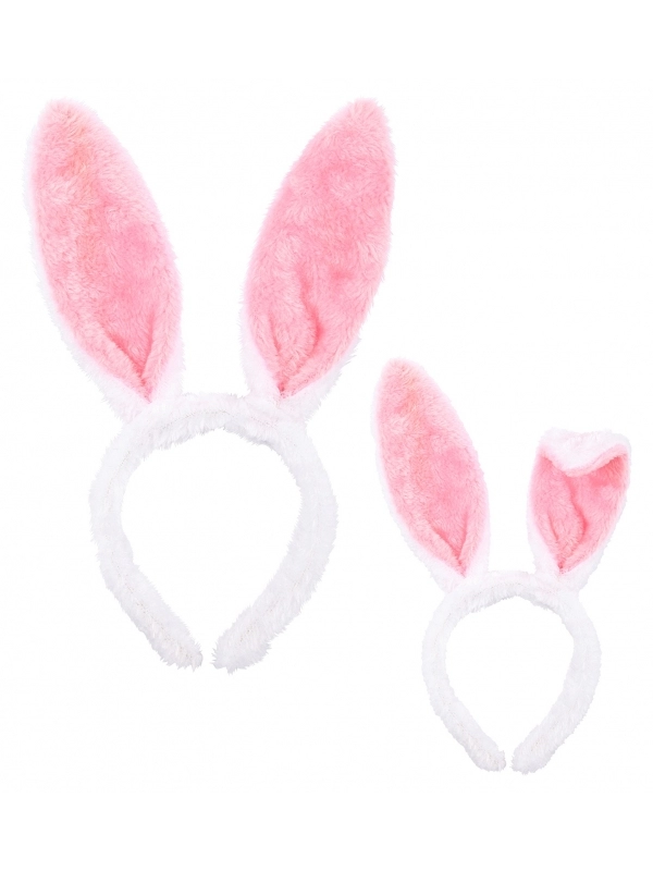 WIDMANN Oreilles De Lapin Blanc Et Rose