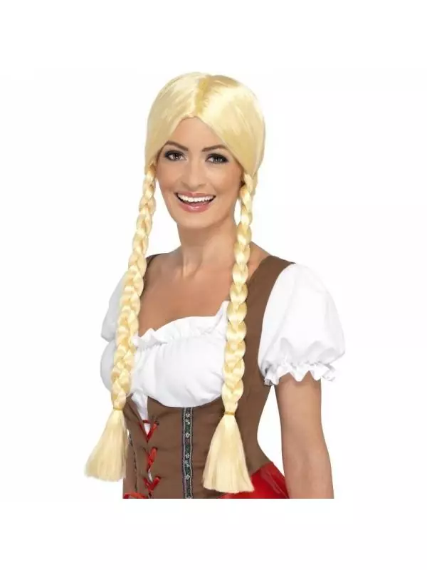 Smiffys Perruque Bavaroise Blonde