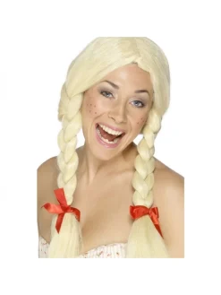 Smiffys Perruque écolière Blonde Sexy