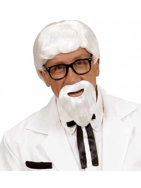 WIDMANN Perruque Et Barbe Colonel Sanders Pour Déguisement – Image 2