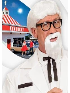 WIDMANN Perruque Et Barbe Colonel Sanders Pour Déguisement