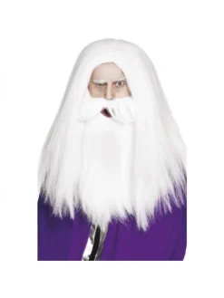 Smiffys Perruque Et Barbe Magicien