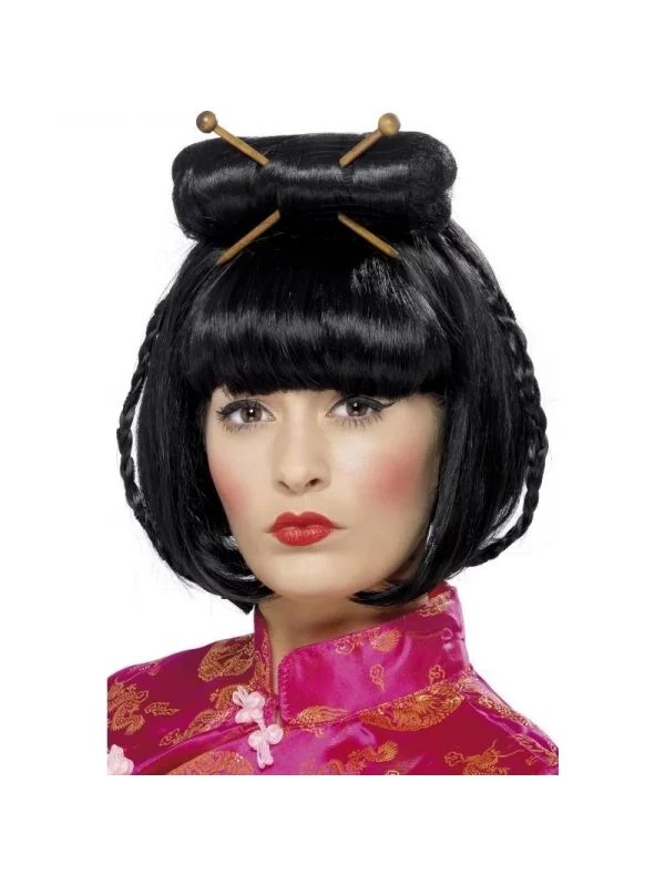 Smiffys Perruque Femme Asiatique