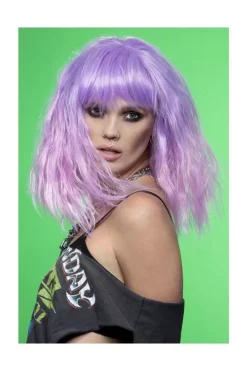 Smiffys Perruque Femme Manic Panic (Violet Et Rose Pastel)