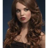 Smiffys Perruque Fever Nicole, Marron Clair, 66 Cm