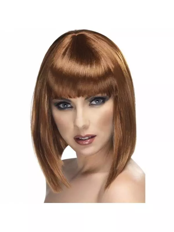 Smiffys Perruque Glamour Châtain
