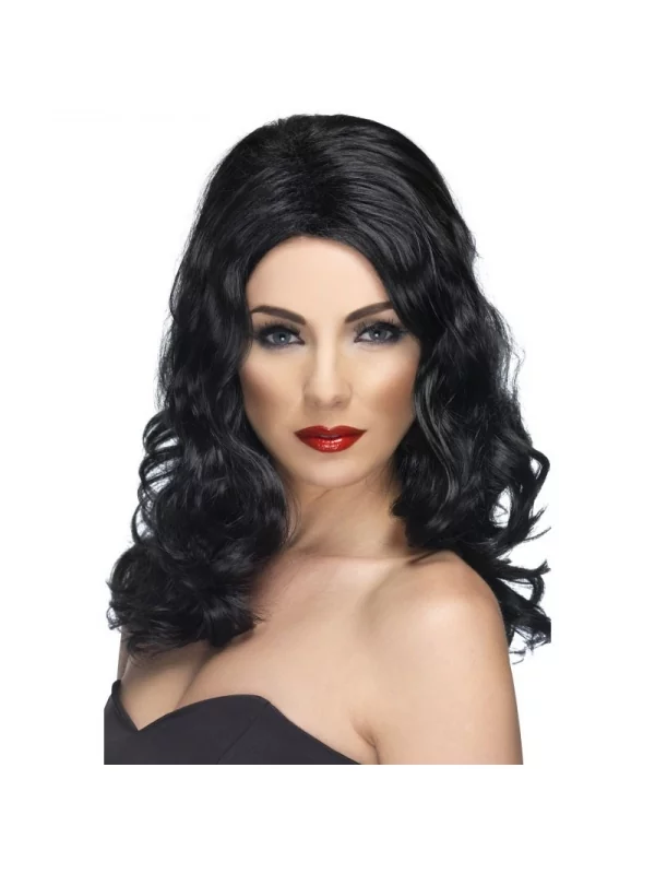 Perruque Glamour Longue Noire