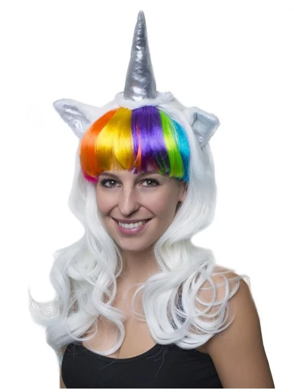 Perruque Licorne Multicolore