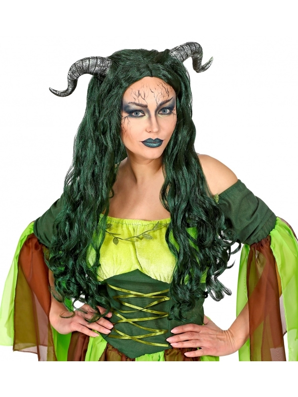 WIDMANN Perruque Personnage Fantastique Avec Cornes -femme – Image 2