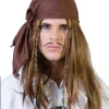 Perruque Pirate Des Caraïbes Avec Bandana