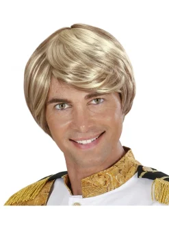WIDMANN Perruque Prince Charmant Blonde Homme