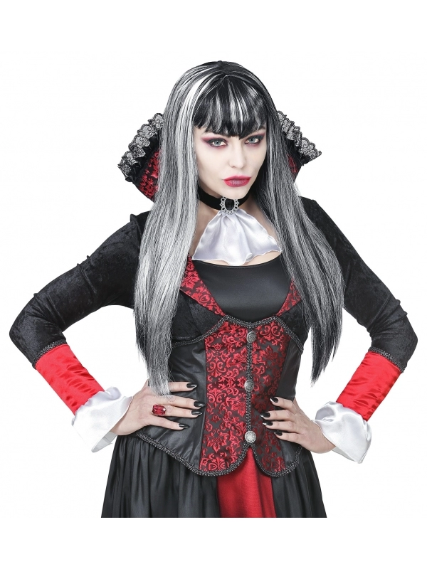 WIDMANN Perruque Vampire Femme Cheveux Longs Avec Une Frange – Image 2