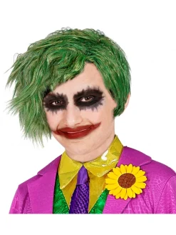 WIDMANN Perruque Verte Clown De L'horreur Enfant