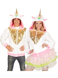 WIDMANN Polaire Licorne Avec Capuche Pour Adulte