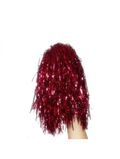 Smiffys Pompom Metal Rouge