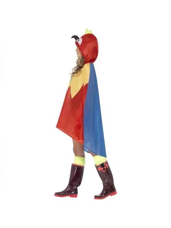 Smiffys Poncho Party Imperméable Perroquet – Image 4