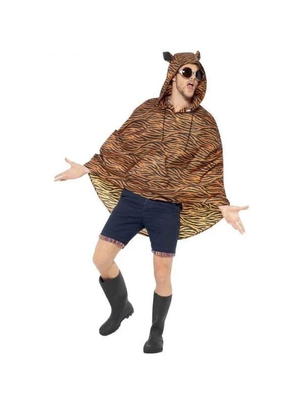 Smiffys Poncho Party ImpermĂ©able Tigre â Image 2