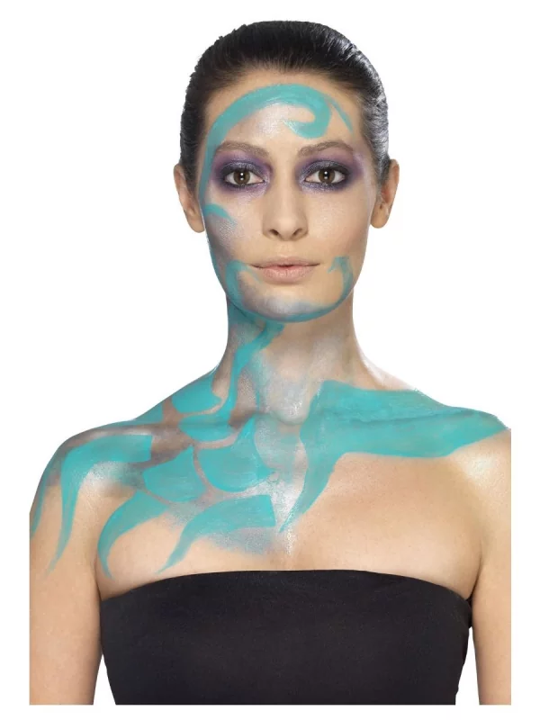 Smiffys Pot Latex Liquide 59,14 ML Avec éponge Turquoise - Sans Ammoniaque – Image 10