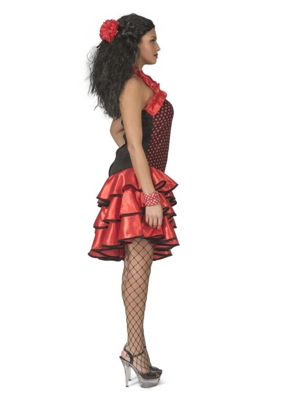 Robe Espagnole Femme Rouge Du S/M Au L/XL â Image 3
