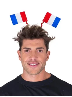 Serre-tĂȘte Avec 2 Drapeaux France