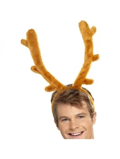 Smiffys Serre Tête Cornes De Cerf Marron