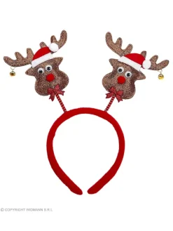 WIDMANN Serre-TĂȘte Renne De NoĂ«l Brillant Avec Clochettes