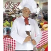 WIDMANN Set Chef Cuisinier (veste, Toque Et Foulard)