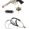 ESPA - Funny Fashion Set Cowboy Enfant (éperons, Pistolet, Balles Et Insigne De Sheriff)