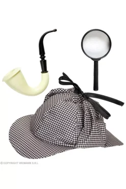 WIDMANN Set De Détective Britannique (casquette, Pipe, Loupe)