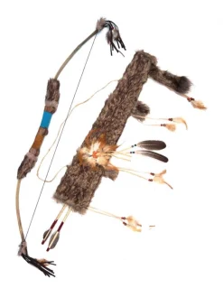 Set Indien 90 Cm Avec Arc, Flèches Et Carquois