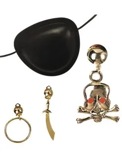 WIDMANN Set Pirate Avec Cache œil Et Boucle D'oreille