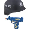 Set Police Enfant ( Casque Et Pistolet D'assaut)