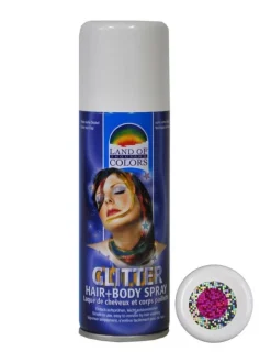 Spray Pailleté Rose, Cheveux Et Corps - 125 Ml