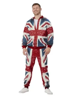 Smiffys SurvĂȘtement Union Jack Homme (veste Et Pantalon)