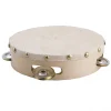 Tambourin Bois Avec Peau - 20 Cm