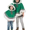 Un Poncho Avec Capuche Bébé Esquimau Pour Le Carnaval