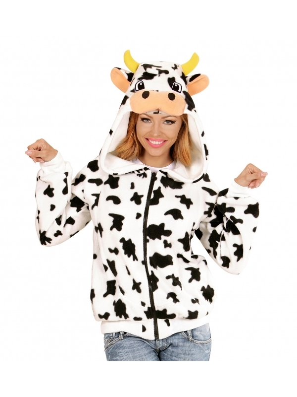 WIDMANN Veste Polaire Avec Capuche TĂȘte De Vache Pour Adulte â Image 3