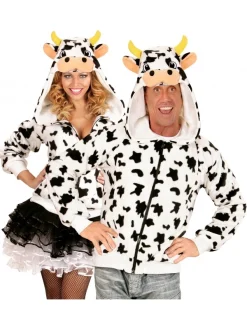 WIDMANN Veste Polaire Avec Capuche TĂȘte De Vache Pour Adulte